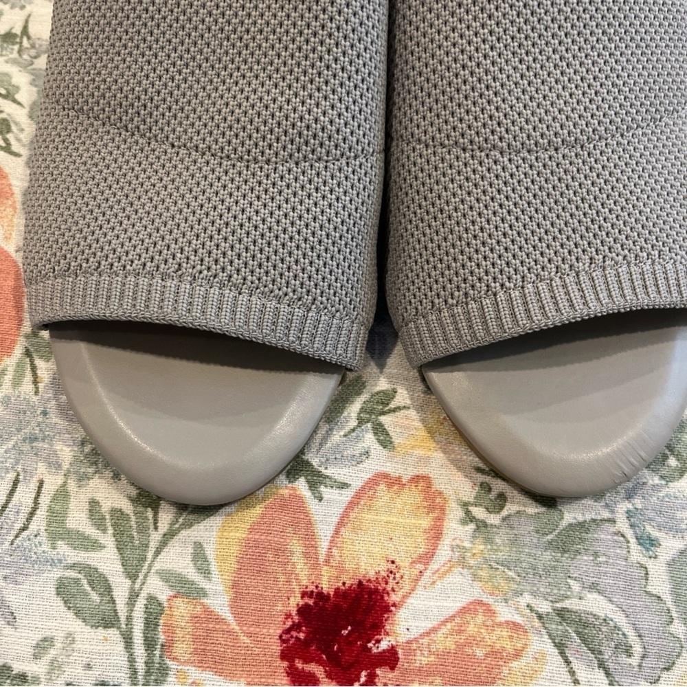 Vionic Gray Mules with Perforated Design - Picture 4 of 12